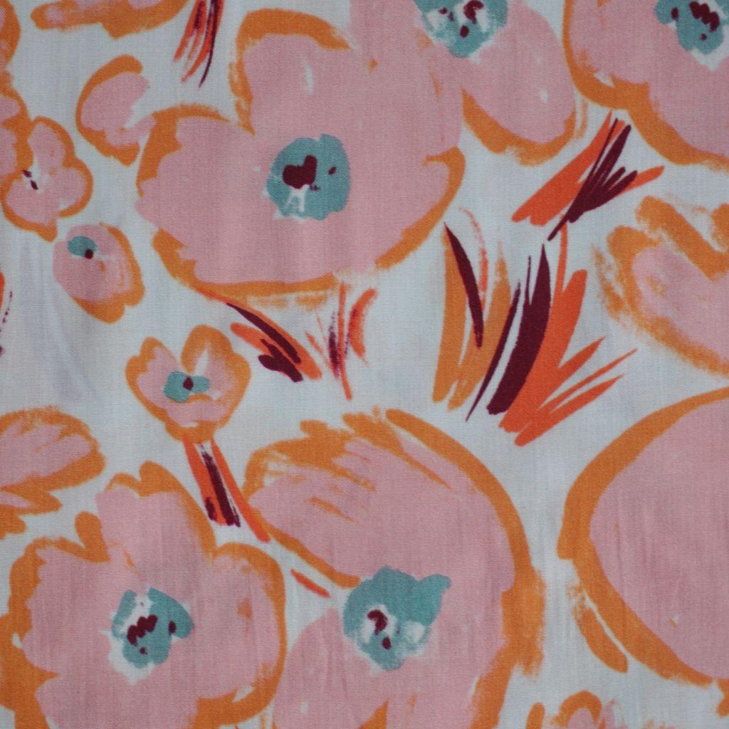 Viskose Druck Paint Flowers - TENCEL™